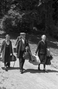 Refugees from the former German Eastern areas reaching safe Bavaria, Germany 1940s Refugees from the former German Eastern areas reaching safe Bavaria, Germany 1940s